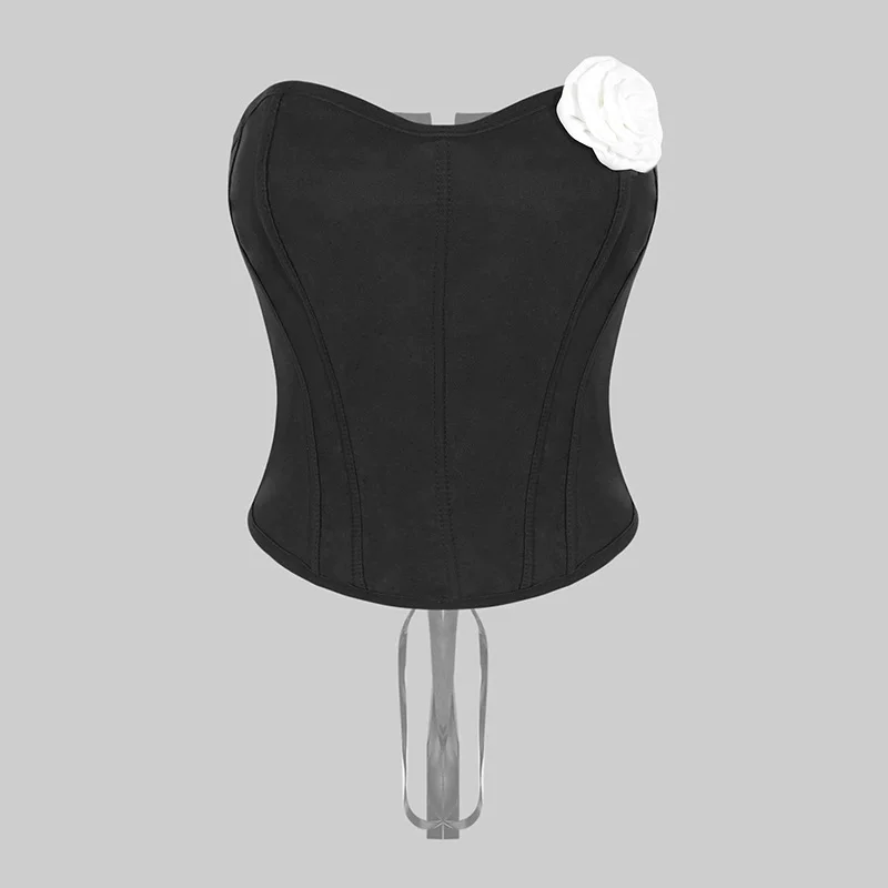 Пояс, модный топ-труба, сексуальный дизайн горный чай, топ-труба, Slim fit, облегающий