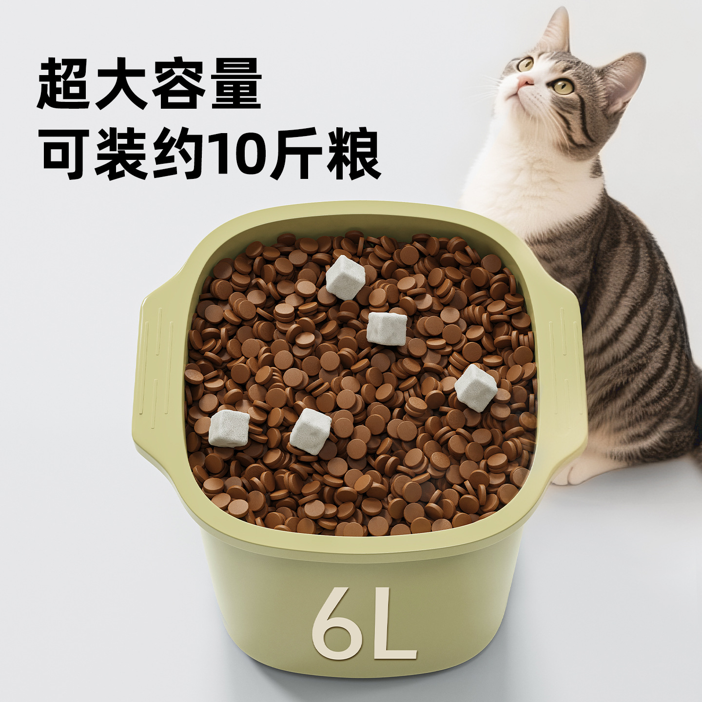 Contenedor Hermético para Alimentos de Mascotas de Plástico PET Hermético Anti-humedad image 2