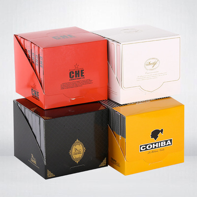 鲁宾斯基LUBINSKI雪茄火柴 去脂松木创意彩盒24排装雪茄烟斗火柴