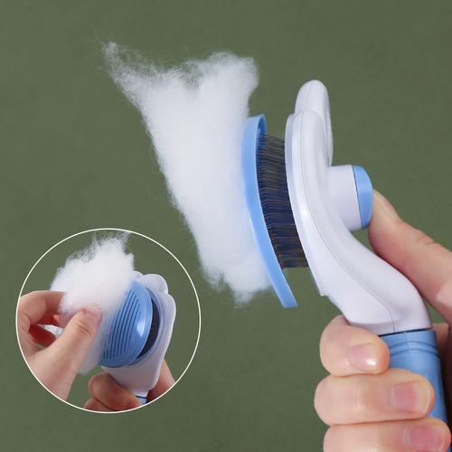 Pet comb steel needle to remove floating hair, brush for dogs, suitable for small and medium dogs, pet supplies, cat brush hair cleaner