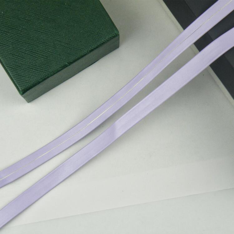 1 cm de color pu prensado banda de borde accesorios de prenda de vestir banda de borde textil decoración de cuero accesorios cuerda