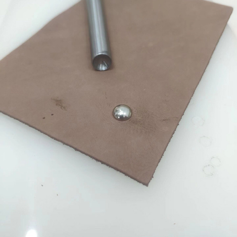 수제 버섯 펀치, 둥근 버섯 못, 반원형 리벳 설치 도구, 펀치, 못 스트라이커, 핸드 노크 펀치