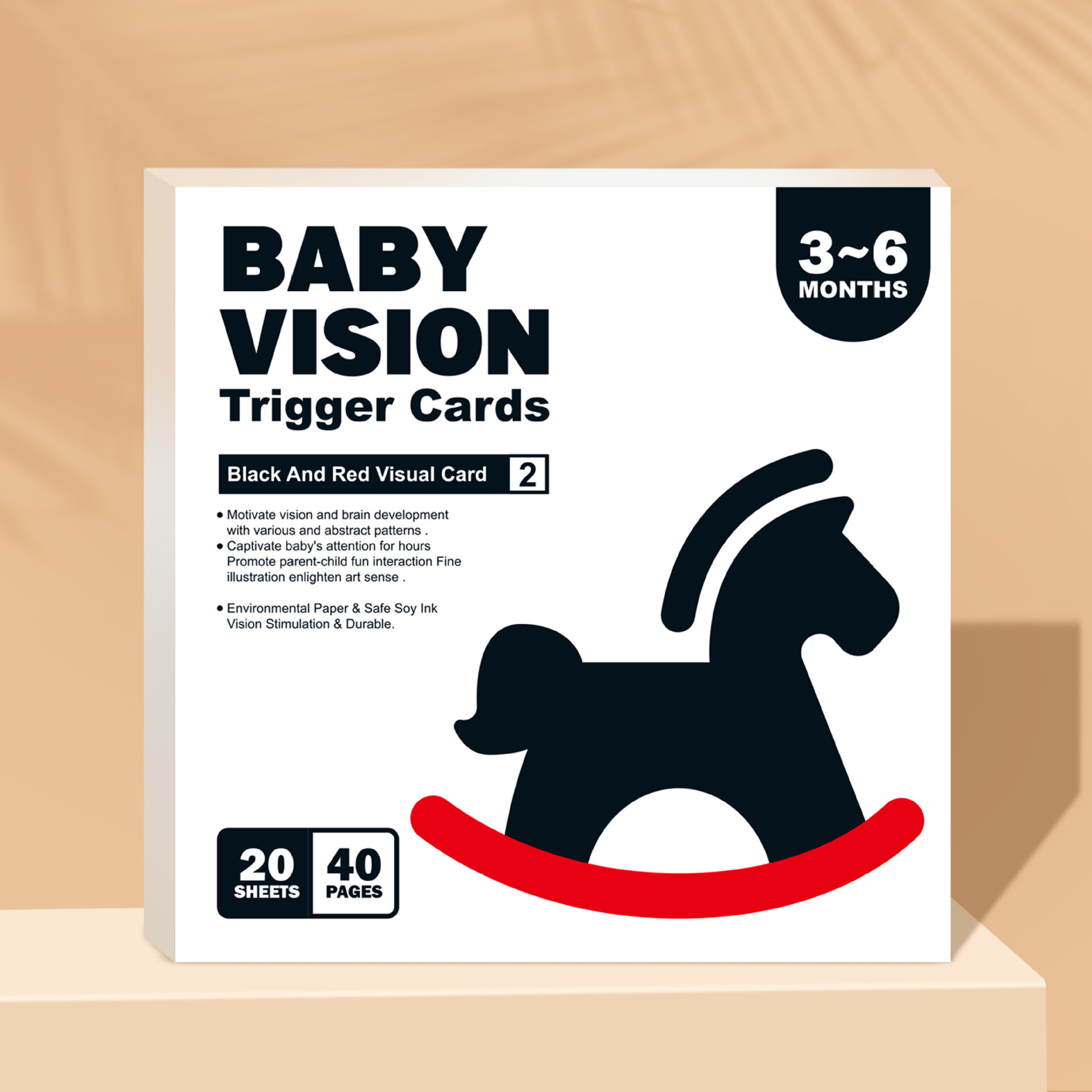 Tarjetas de estimulación visual para bebés recién nacidos de 0 a 36 meses, tarjetas de seguimiento en blanco y negro y coloridas, tarjetas educativas cognitivas