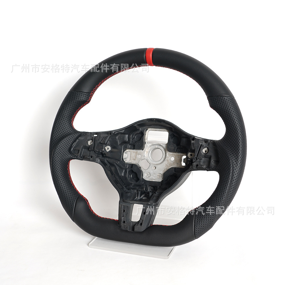 Suitable for Volkswagen Golf 6/Mk6 Golf Gti Gli Full Leather Car Steering Wheel Modification