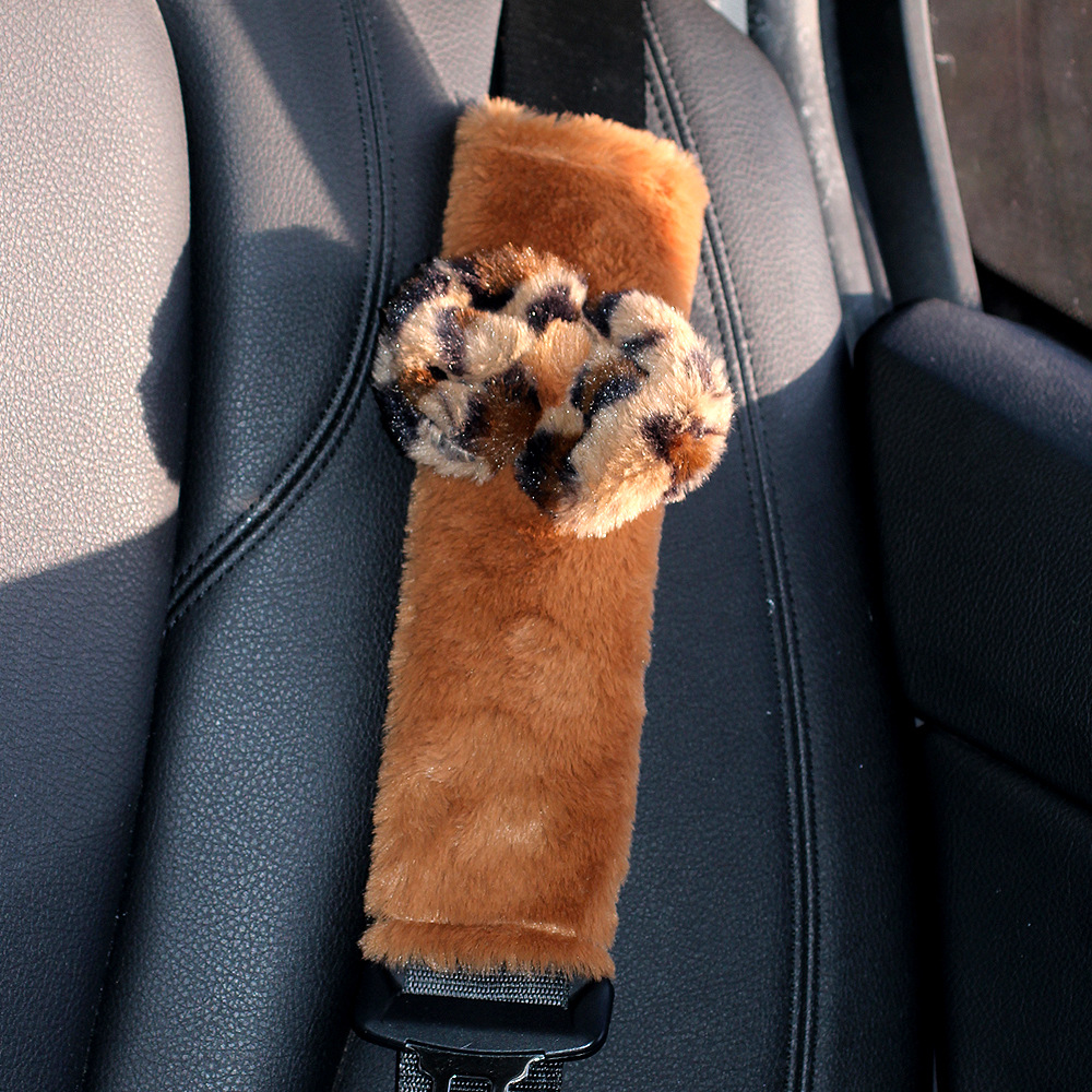 Funda Protectora de Cinturón de Seguridad de Peluche para Automóvil