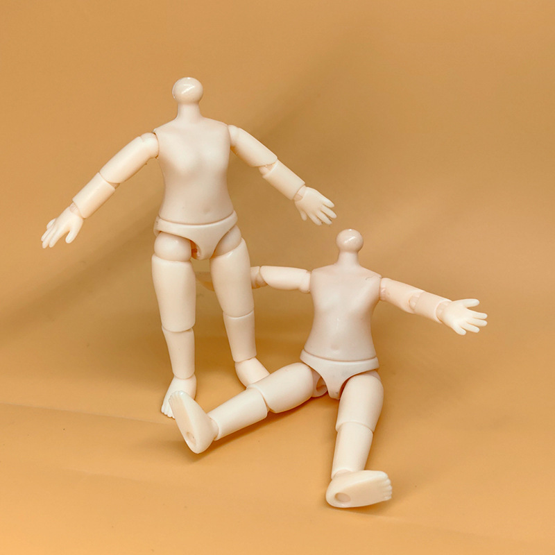 13cm 4inchbjd 素体交換用ドール 9.5cm ボディ可動ドール メイク変更可能 BJD プリンセスアクセサリー人形|undefined