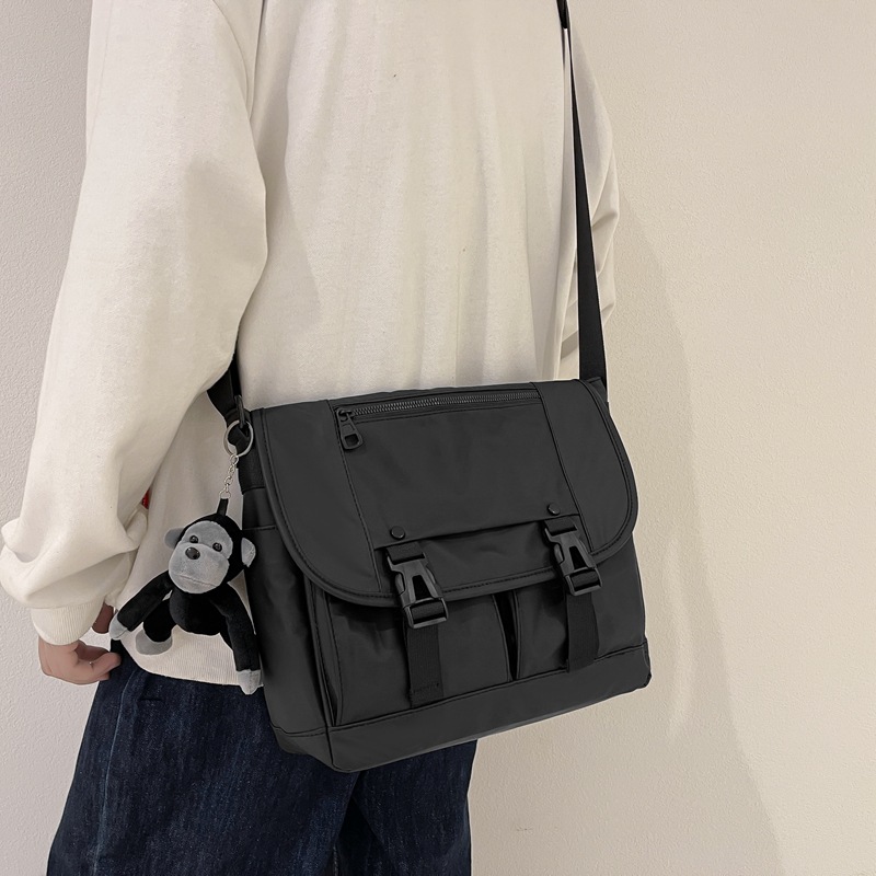 New Hot Single Crossbody Men's Trendy Brand Large Capacity Work Students' Leisure Ins Shoulder Bag for_voghion.com