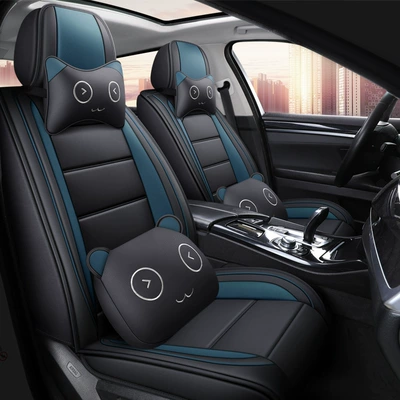 Seat Cover Winter, Four Seasons Pad - charming-blue-cartoon-version-general-purpose