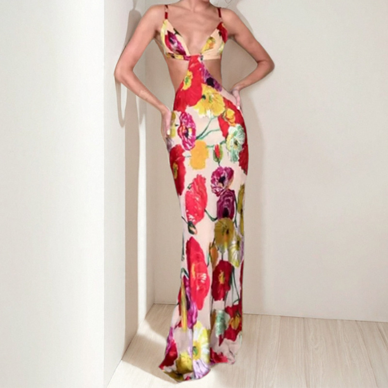 spring sexy fitted long skirt