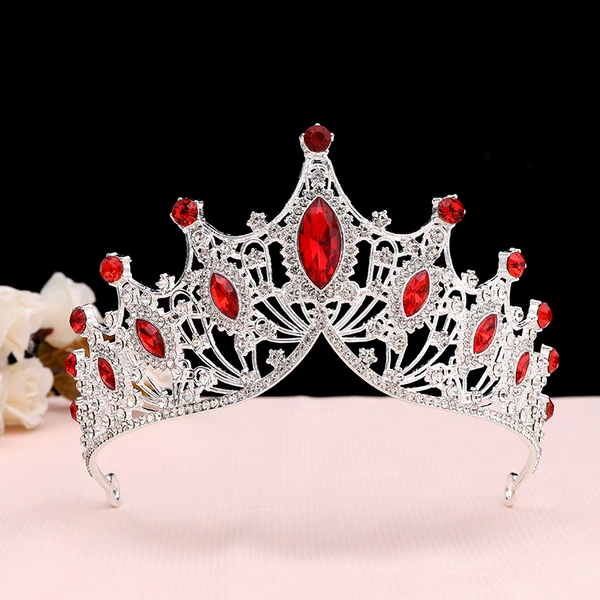 Silver, red