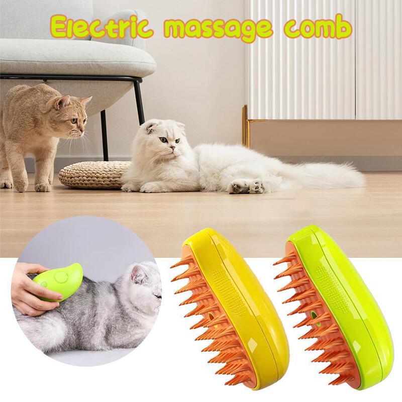 ペットスプレー櫛知能スプレーブラシ清潔毛櫛猫犬蒸気飛毛防止充電自動ペット用品|undefined