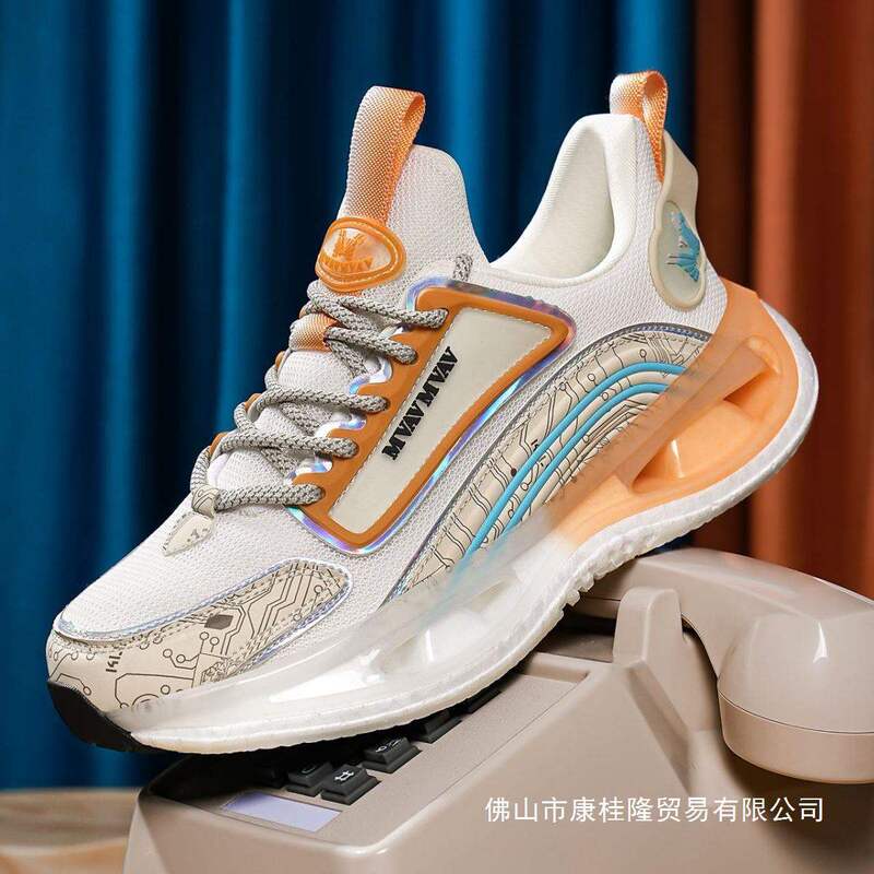 Sports Shoes for Men and Women 2025 New Fashion Breathable Popcorn Soft-Soled Running Shoes Students Versatile Couple Shoes