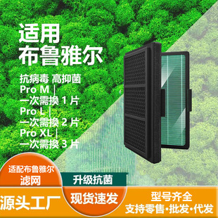 Suitable for Blueair Pro Series (M/L/Xl) Hepa Antibacterial Filter Composite Activated Carbon Filter Cotton