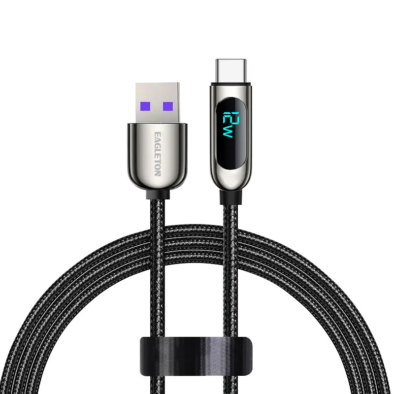 USB Cable Type C-C Led Power Display 100W Fast Charging Data Cable USB Cable Type C-C Led Power Display 100W Fast Charging Data Cable