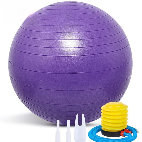 Cross-border PVC thickened fireproof yoga ball, fitness ball, Pilates ball, smooth matte birthing ball for pregnant women