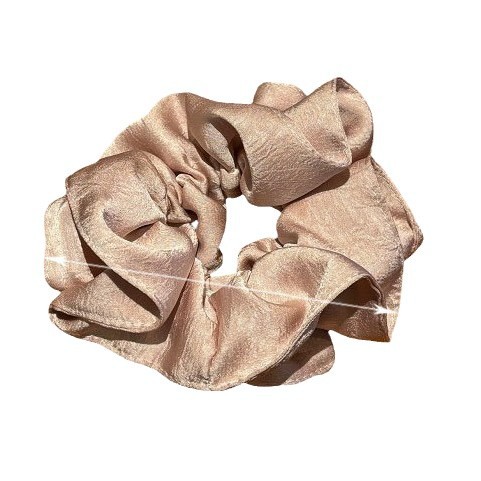 Elegant Satin Scrunchie Versatile Fabric Hair Tie For Women_voghion.com