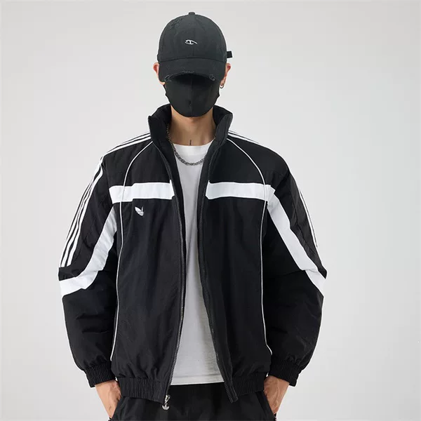 Men's Spring and Autumn Sports Jacket, Women's Stand Collar Zipper Jacket, Outdoor Windproof Long Sleeve Cardigan, Running Fitness Top 3798