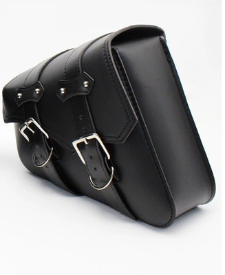Motorcycle Safety Supplies Saddle Bags - black-1-on-the-left