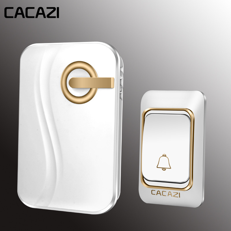 无线家用门铃电池款直流电一拖一全用电池不用插电的无线防水门铃