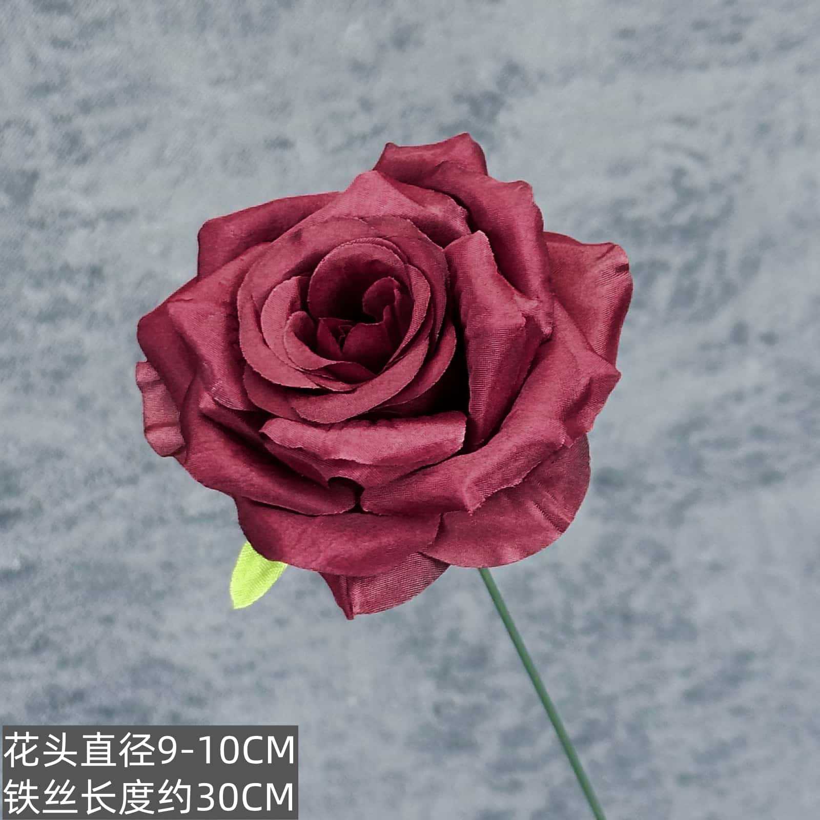 Flor de rosa simulada franela de una sola mano cascada de rosas flor simulada boda decoración del hogar decoración flor falsa al por mayor