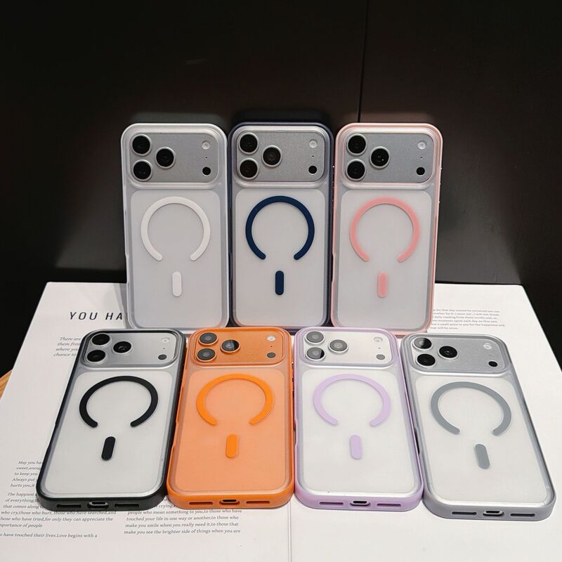 Nano-Skin-Feel Magnetic Suction Case Suitable for Apple 17Promax Mobile Phone Case, 16Pm High-Transparency Back Panel, 15Pm Solid Color Protective Cover Nano-Skin-Feel Magnetic Suction Case Suitable for Apple 17Promax Mobile Phone Case, 16Pm High-Transparency Back Panel, 15Pm Solid Color Protective Cover