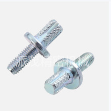 浙江寧波鍛造冷鍛廠家供應滾花法蘭螺栓非標定制