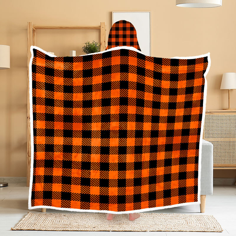 Cross-border wish capas multifuncionales de doble capa encapuchada doble capa de invierno engrosado lana calentamiento de flange camisa