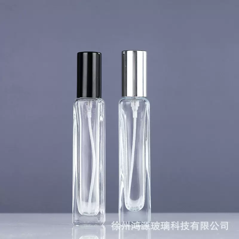 玻璃香水瓶15ml透明按压分装瓶空瓶化妆品便携小容量香水瓶子裸瓶