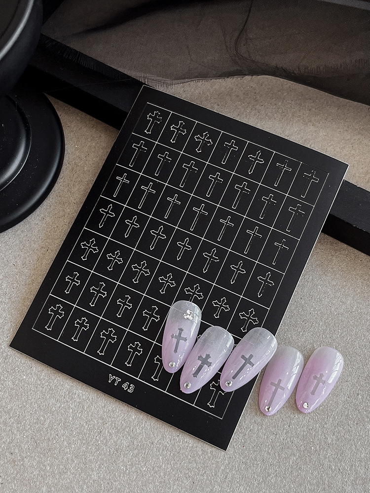 크로스 중공 스티커(YT-43)