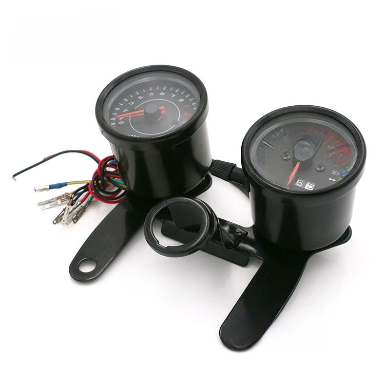 Мотоциклетный модификационный инструмент сборки одометр 12V универсальный светодиодный ретро инструмент