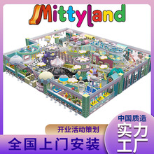 台州淘气堡室内儿童乐园幼儿园游乐场设备滑滑梯蹦床亲子餐厅游乐