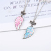 Nail sequins, necklace for friend for beloved heart-shaped, European style
