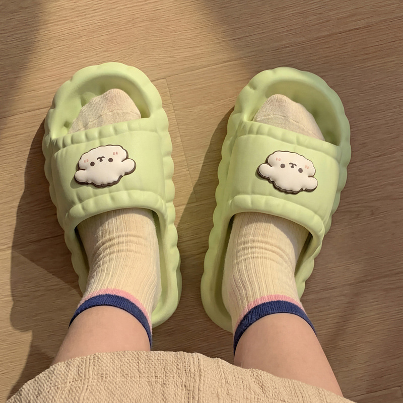 Pantofole da donna con cartoni animati, estive, con suola morbida in EVA, di alta qualità, per casa, da interno, con suola spessa, per esterni, con graziosi sandali a forma di pecora per donna_voghion.com