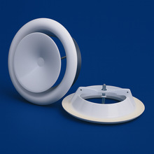 出風口可调节铁风口 出风口新风系统铝合金通风口 空调新风口