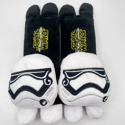 New Cute Car Seatbelt: Seat belt shoulder pad - white-soldier-207cm