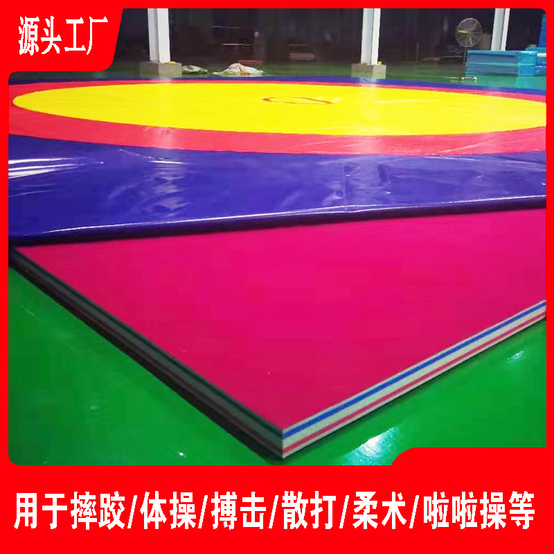 Wrestling Mat Match High Elastic Double-Sided Velvet Chinese Style Wrestling Match Mat Freestyle Wrestling Mat Training Cover Sheet