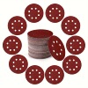 100 pcs 5 Inch Sanding Discs Hook and Loop Sandpaper for跨境|ms
