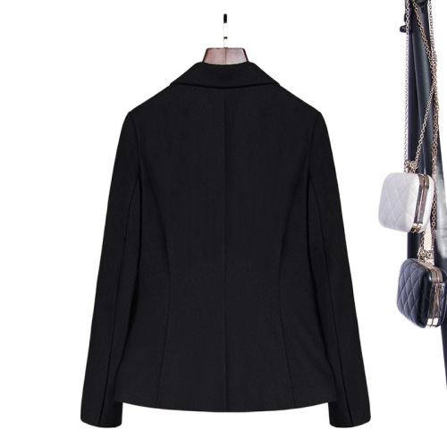 Short Women's Spring/ Autumn New Single-Button Professional Suit, Korean-Style Slim-Fit, Figure-Slimming Jacket for Petite and Short Statured Women—Trendy