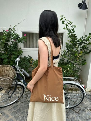 Bags for women Korean style new style single shoulder large capacity versatile letter nylon bag portable vacation casual small fresh women