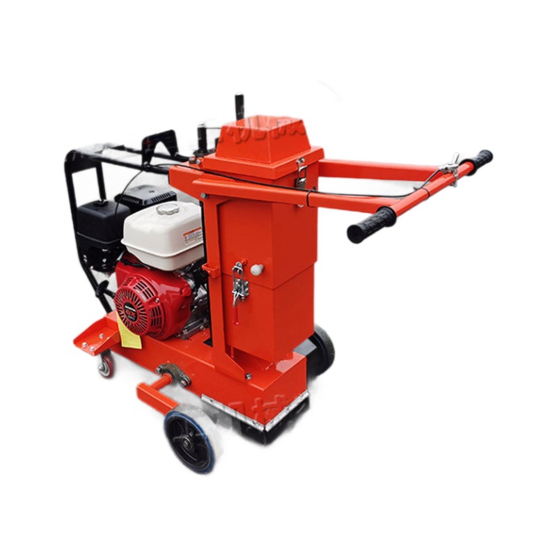 máquina de corte de polvo de tracción inversa tipo caminante máquina de corte de grietas de reparación de pavimento de asfalto máquina de corte de grietas de mano pequeña para carretera