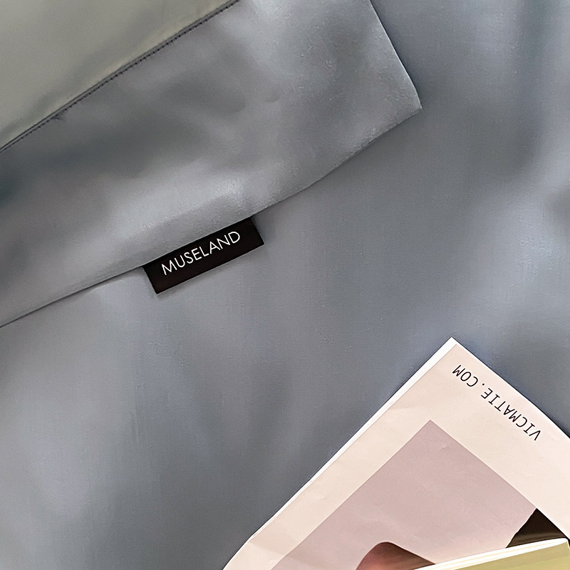 Sommar tencel påslakanset kylande silkeslen 4-delar_voghion.com