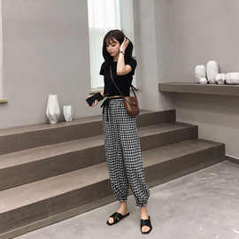 839#小众阔腿裤超仙显瘦俏皮很仙的两件套