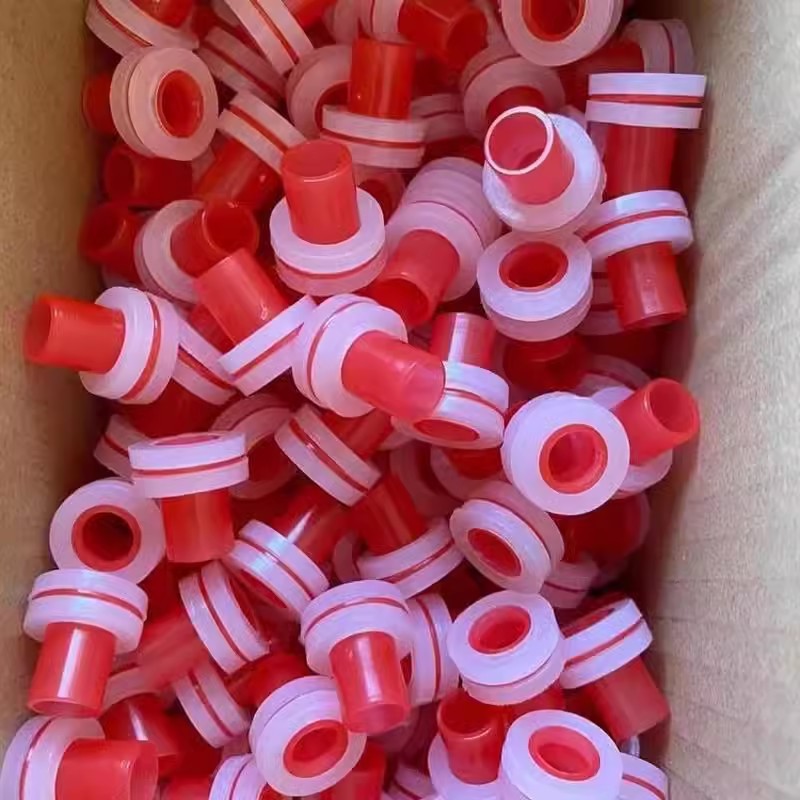 Material no crudo con junta 4 puntos 6 puntos almohadilla de silicona sello de la tubería de entrada de la válvula de ángulo del grifo en lugar de materia prima con almohadilla a prueba de fugas