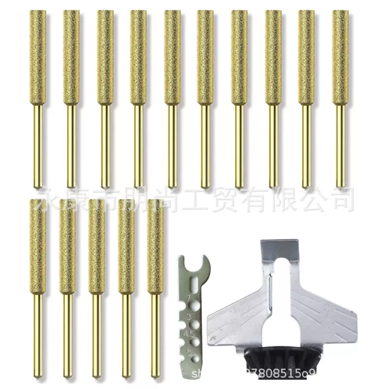 磨链机磨头磨链器电锯油锯链条打磨机电磨头电动锉刀金刚砂磨头