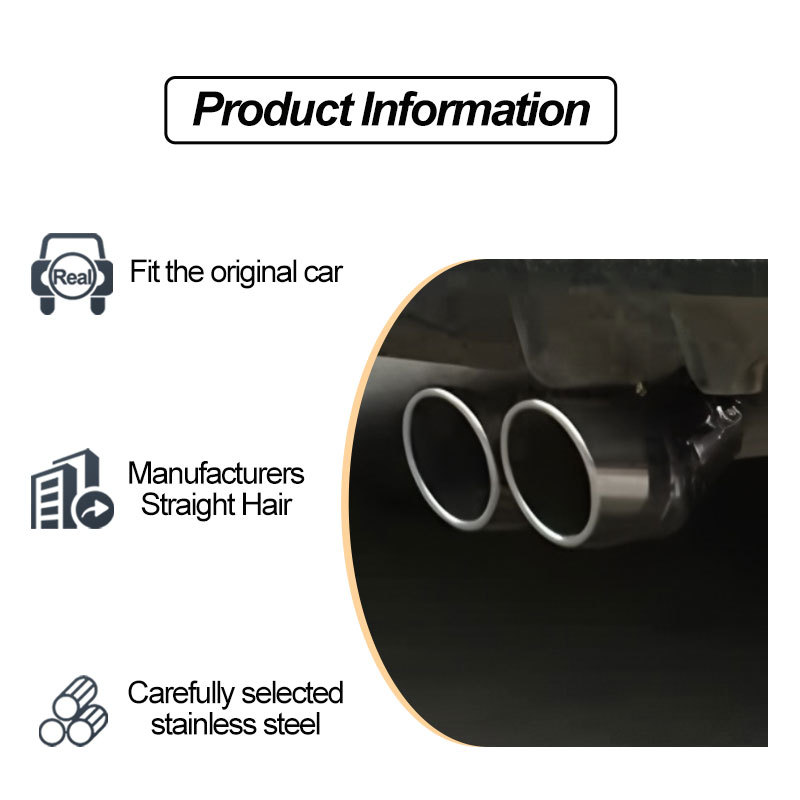 Suitable for Mitsubishi Outlander and Soueast Dx3, Car Accessories Dedicated Exhaust Pipe Tailpipe Decoration