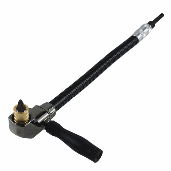 300mm extended flexible shaft head corner device 1/4 quick release inner elastic interface with armrest screwdriver head corner device
