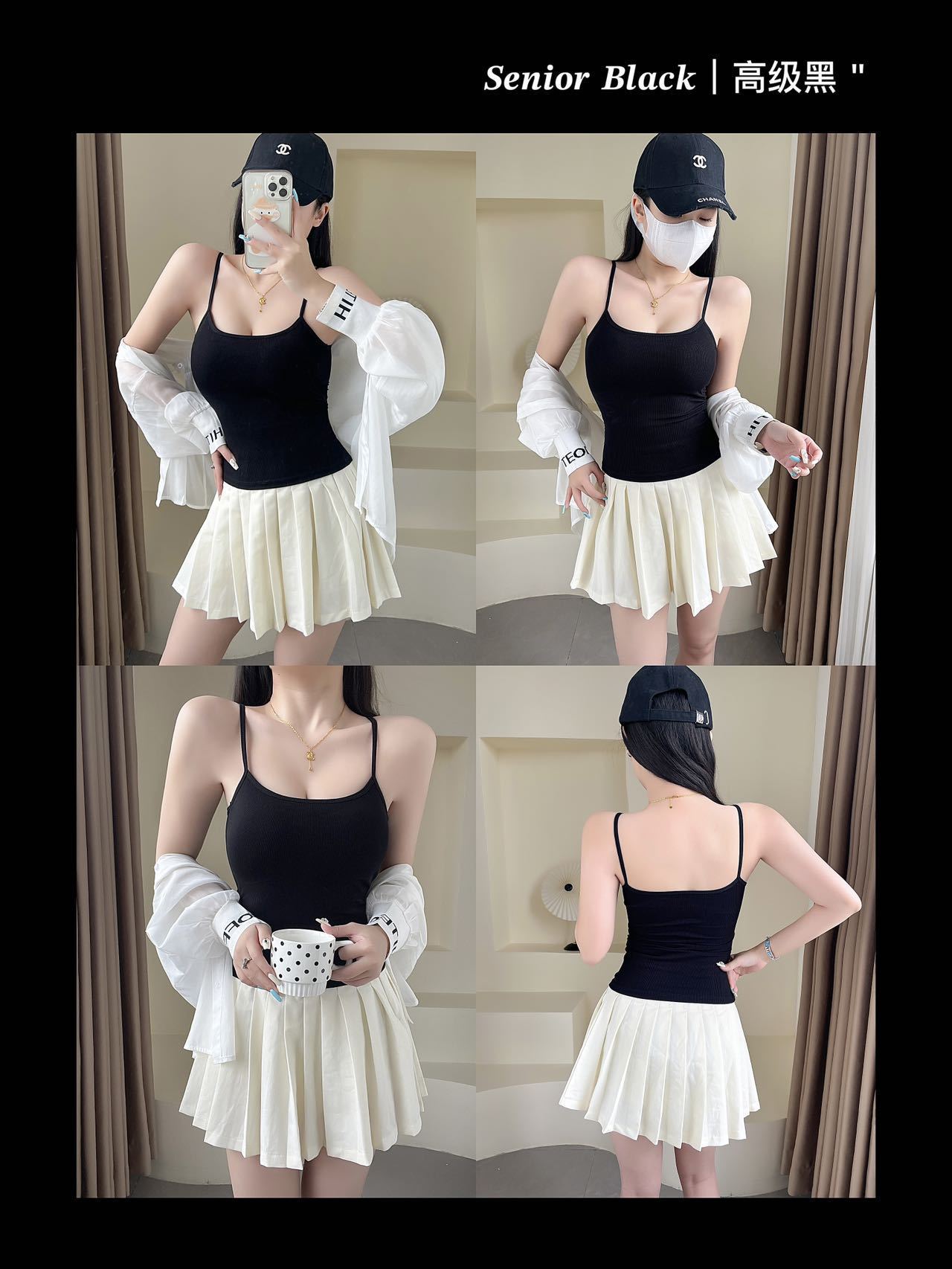 Camisola de espalda de belleza de verano para mujer con almohadilla para el pecho engrosada, soporte superior, interior y exterior, camisola de expansión de fondo y exterior