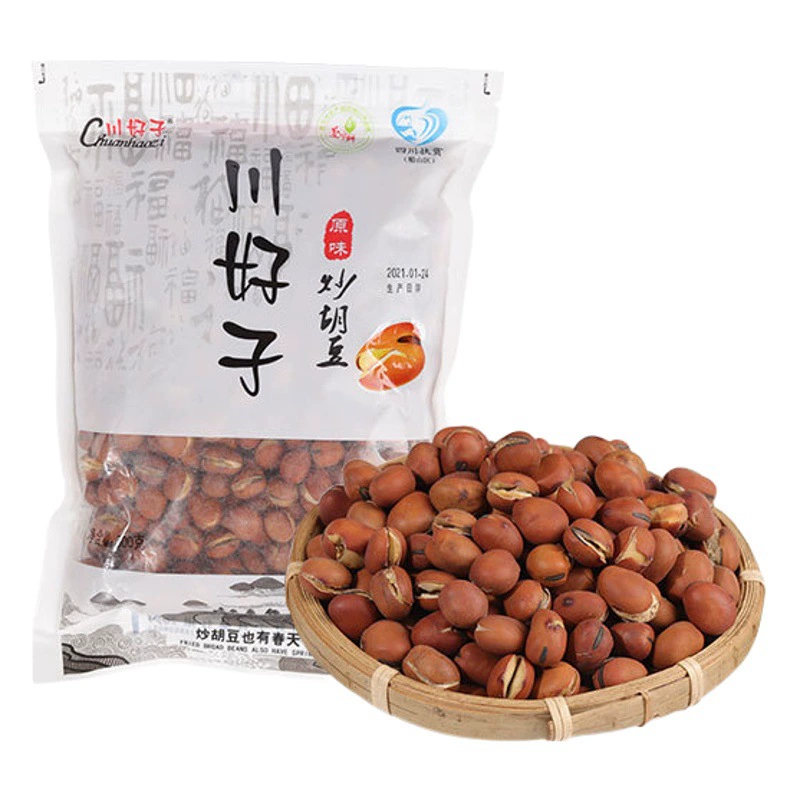 Sichuan Haozi еда оригинальный вкус жареная фасоль 500 г жареная фасоль закуска сила Заводские продажи
