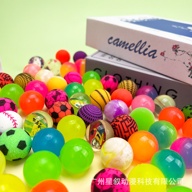 现货批发27mm高弹力球可浮水扭蛋玩具儿童奖励扭蛋机扭蛋球小礼品|undefined