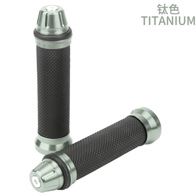Handlebar Modification Accessories Aluminum | Motorcycle Safety Supplies - aluminum-alloy-handle-glue-titanium-color